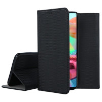 Кожен калъф тефтер и стойка Magnetic FLEXI Book Style за Samsung Galaxy A71 A715F черен
